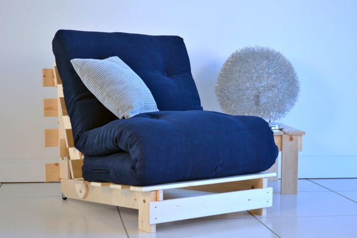 chaise pliante à l'intérieur