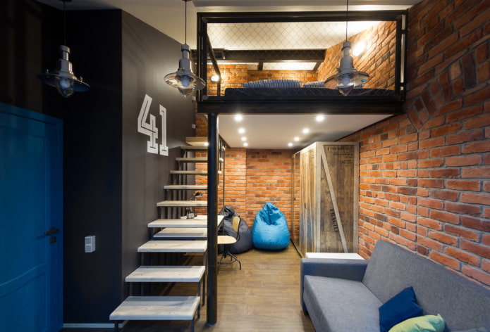 intérieur de style loft