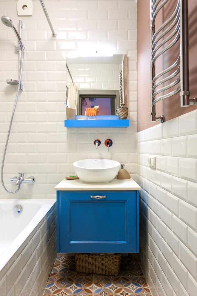 intérieur de salle de bain dans un studio