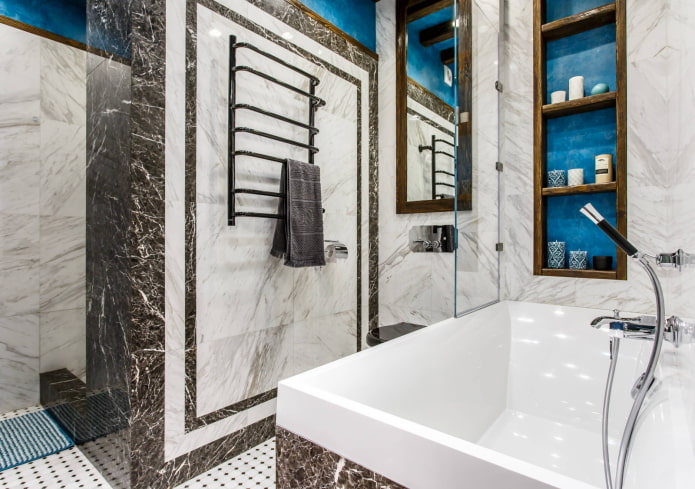 Salle de bain dans un style moderne