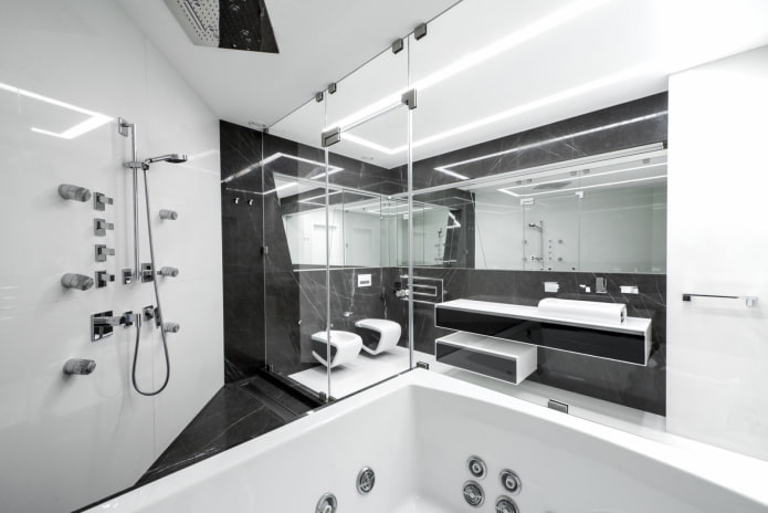 Salle de bain high-tech