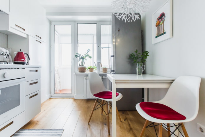 conception de cuisine dans un appartement de 35 places