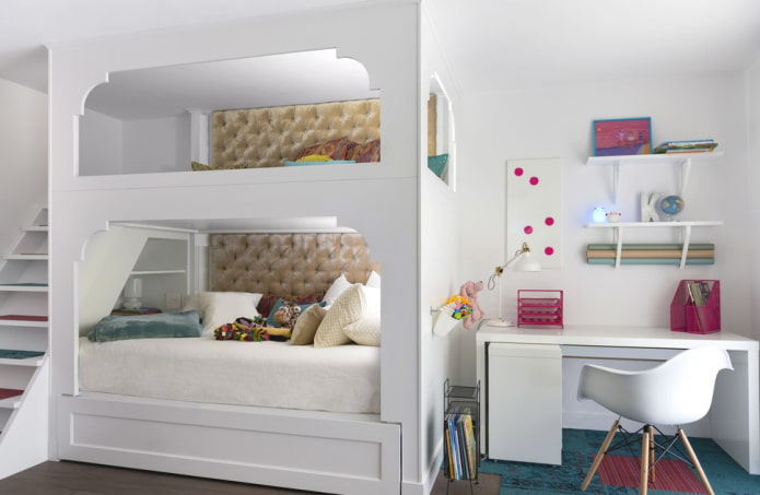 conception de chambre pour deux filles