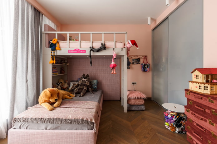 aménagement d'une chambre pour deux filles