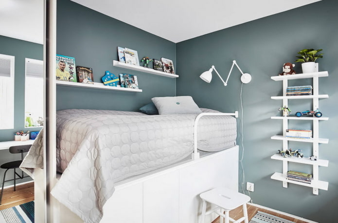 chambre pour un adolescent de style scandinave