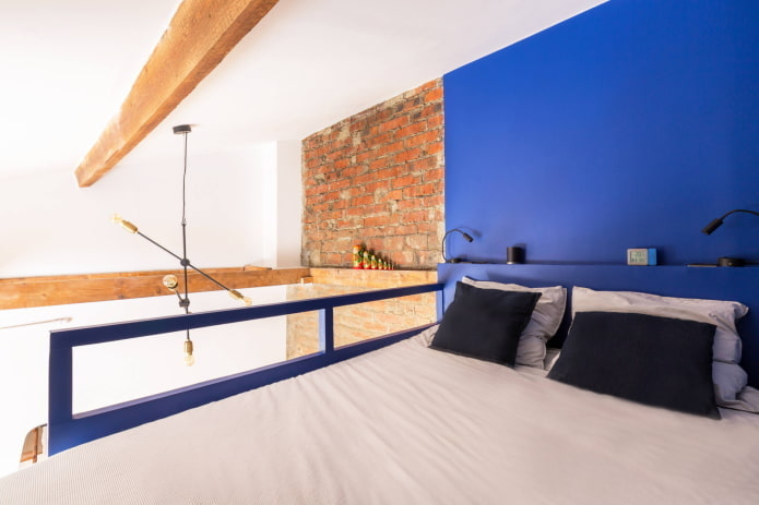 Loft dans la palette bleue