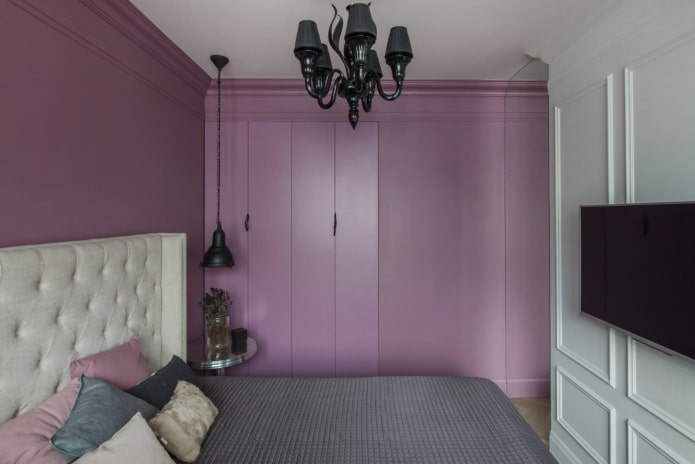 Armoire dans la couleur des murs