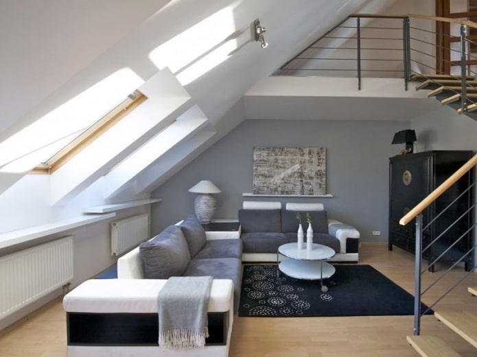 design d'intérieur d'appartement superposé