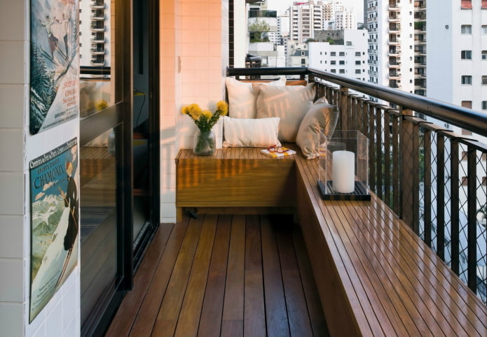 conception de balcon ouvert