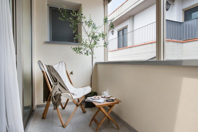 schéma de couleurs du balcon