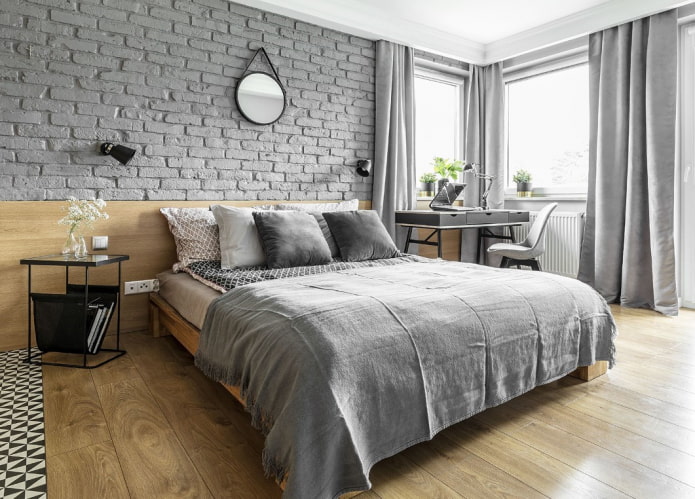 design d'intérieur dans les tons gris