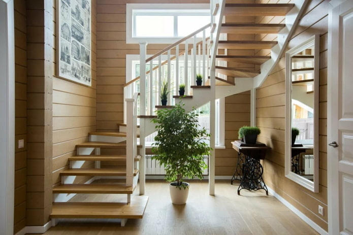 formes de volées d'escaliers à l'intérieur de la maison