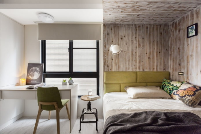 décoration d'une chambre d'enfant dans un style industriel