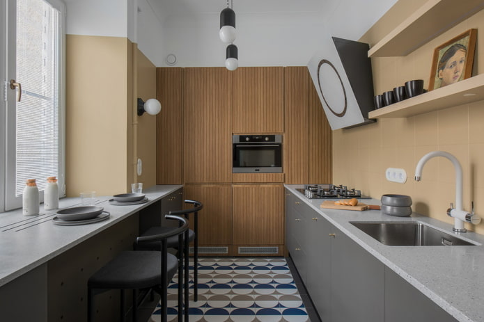 décoration de la cuisine dans le style moderne