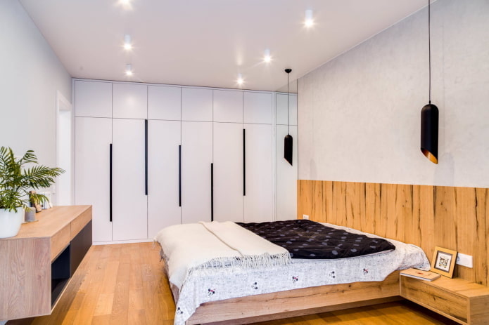 Chambre avec plafonniers