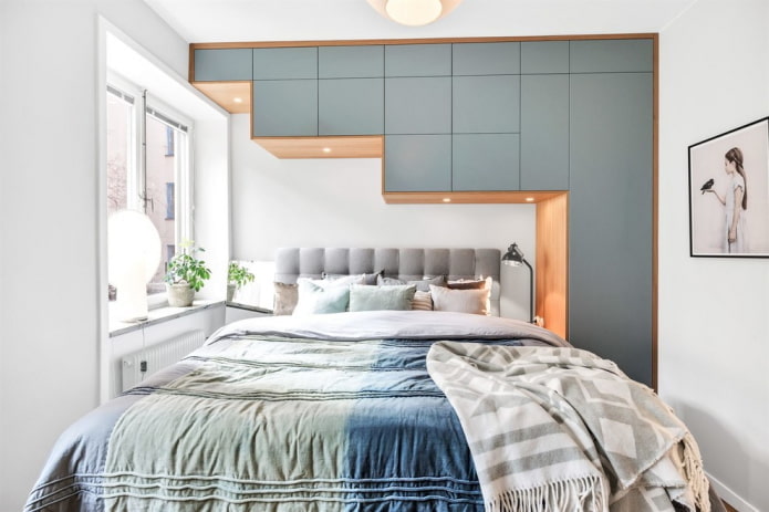 meubles dans la chambre de style scandinave