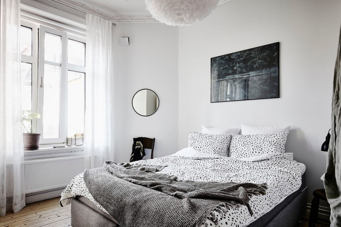 conception de chambre dans un style nordique