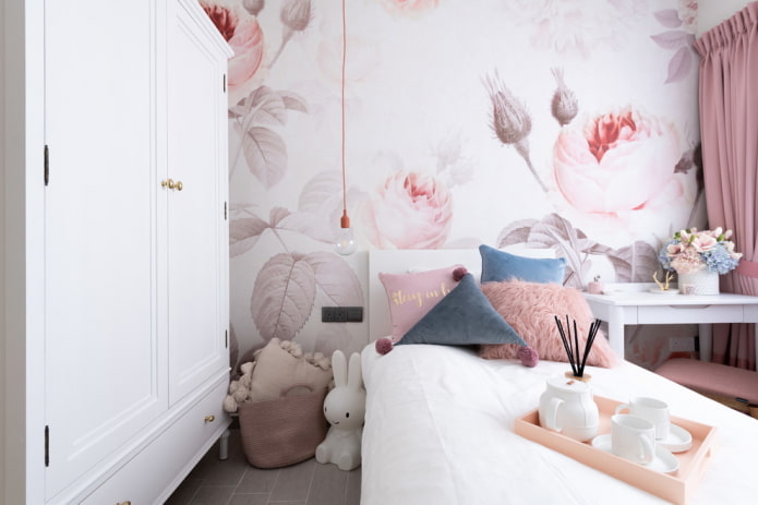 conception de chambre dans un style nordique