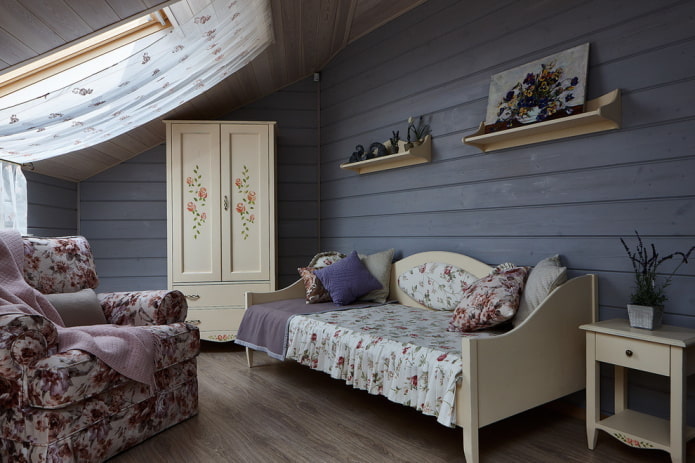 Chambre d'enfant de style provençal