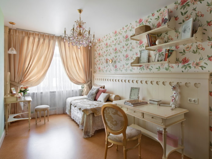 Chambre d'enfant de style provençal