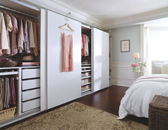 armoire à l'intérieur de la chambre