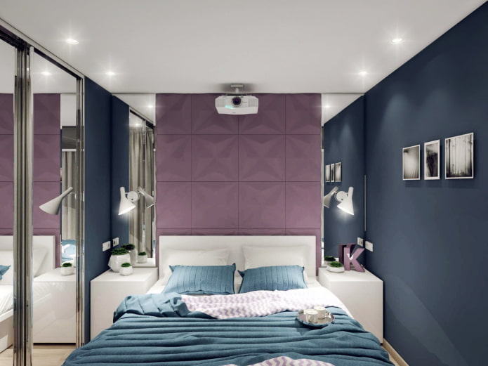 chambre dans un style moderne