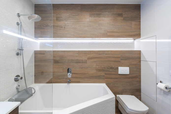 salle de bain dans le style du minimalisme