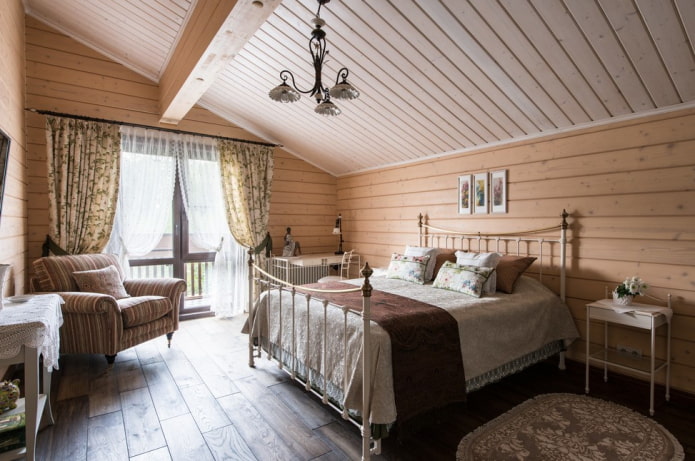 meubler une chambre dans un style campagnard rustique