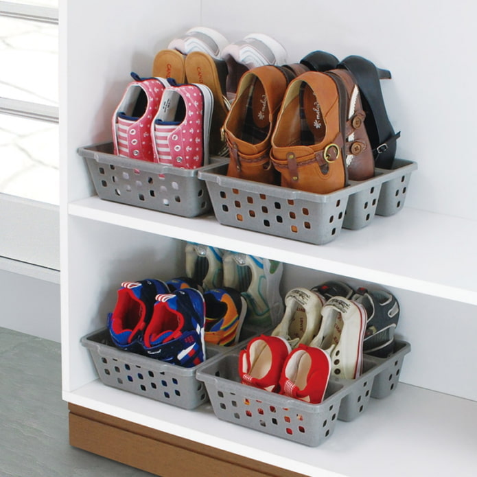 paniers de rangement pour chaussures