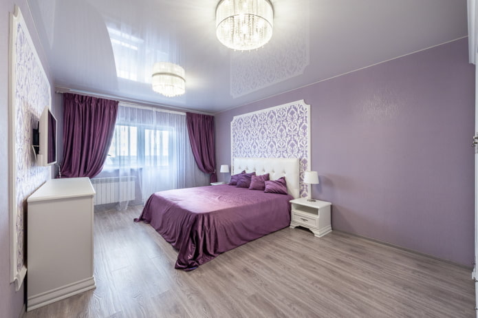 finition de la chambre lilas