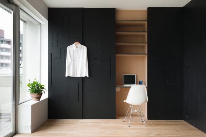 Armoire avec lieu de travail