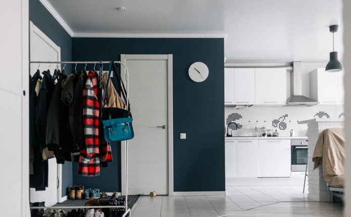 aménagement intérieur de la cuisine-couloir