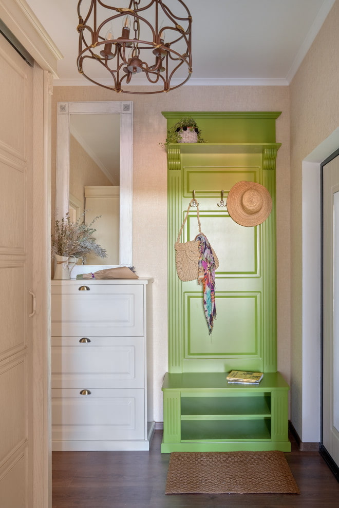 intérieur du couloir dans le style provençal