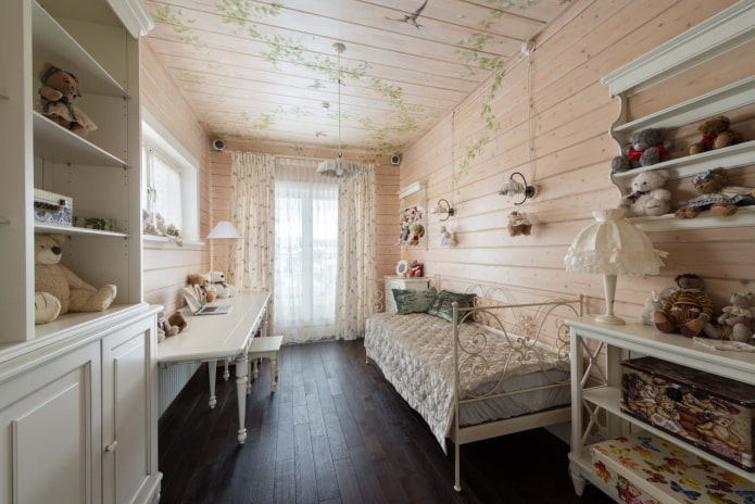 chambre pour filles de style provençal