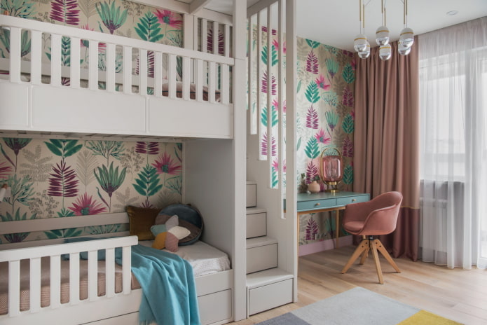 Chambre d'enfant pour deux filles