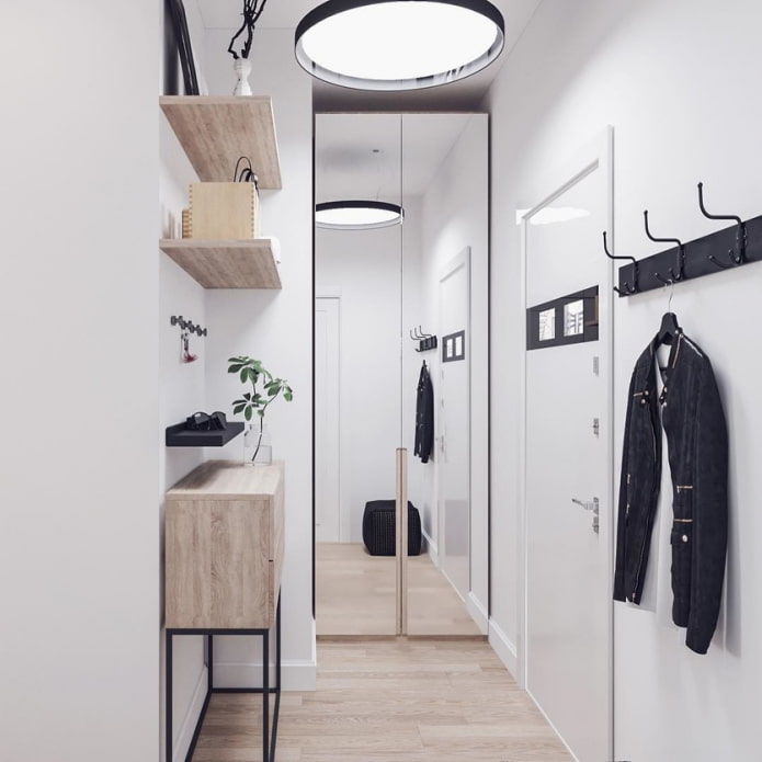 style moderne dans le couloir