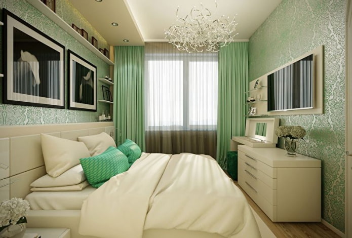 chambre dans un style moderne