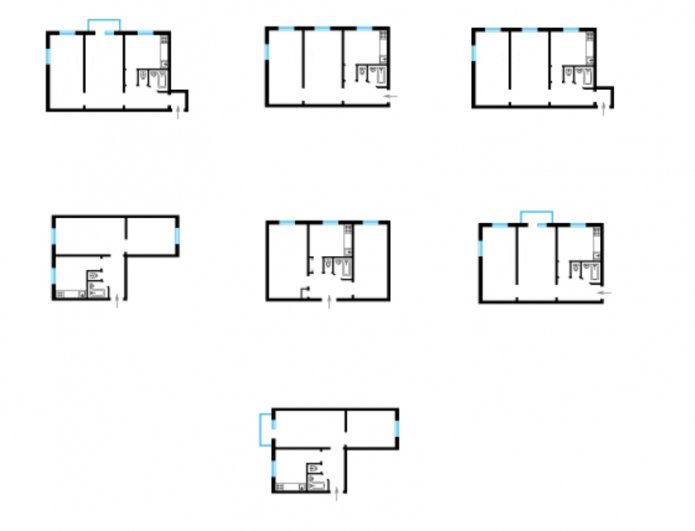 Disposition de la maison de la série 480