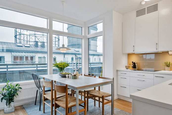 intérieur de cuisine d'une superficie de 10 m².