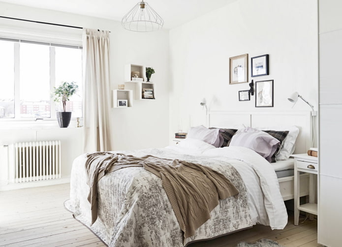 chambre de style scandinave