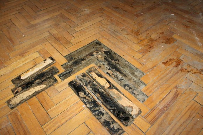 Parquet na nangangailangan ng kapalit