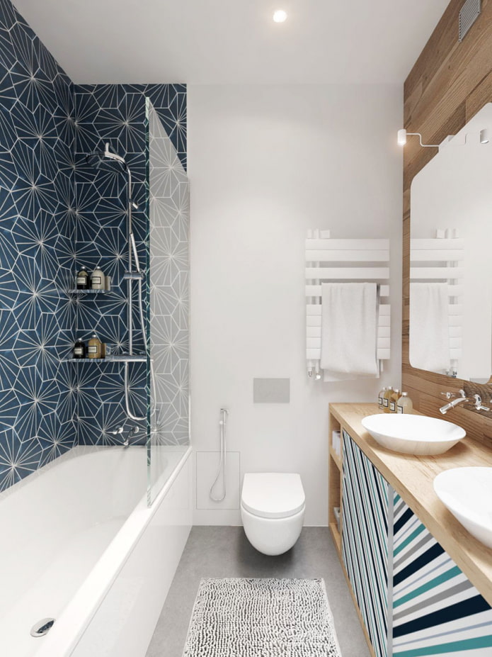 carrelage salle de bain moderne