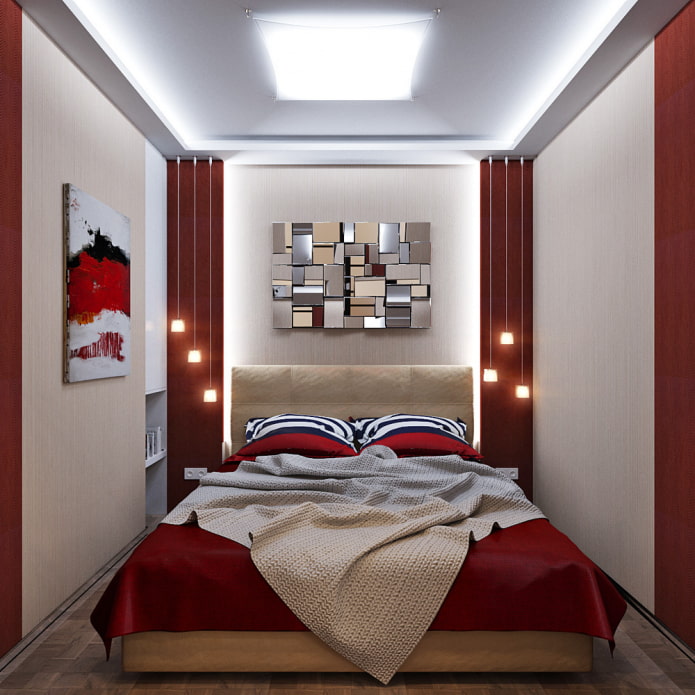 rouge dans la chambre