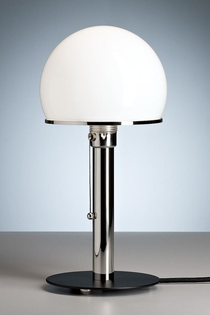 lampe de style bauhaus