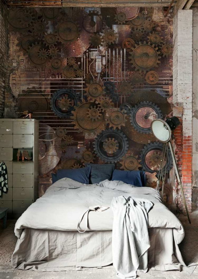 peintures murales steampunk