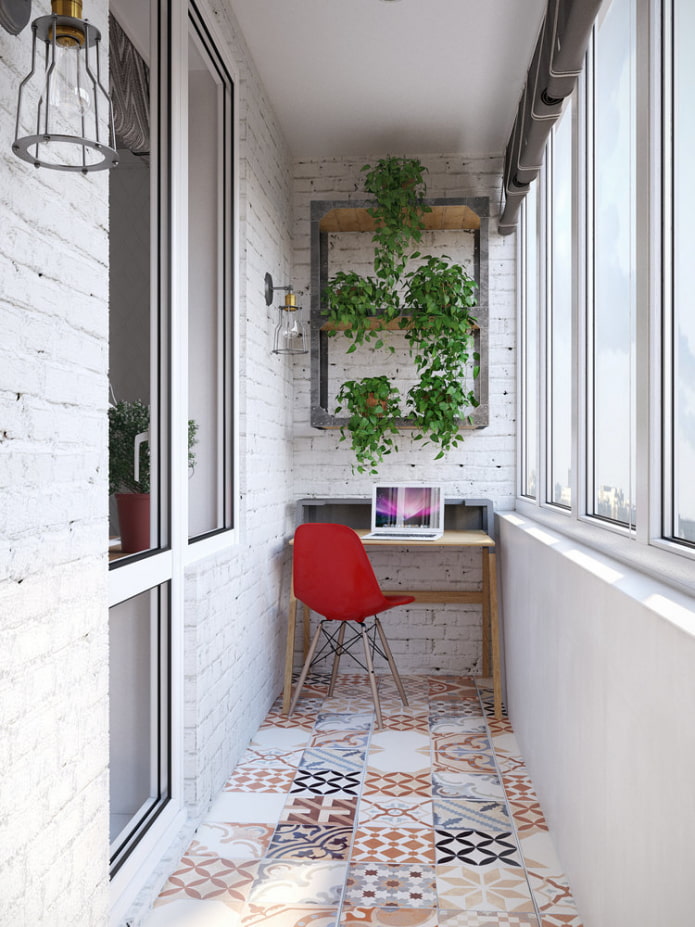 Armoire sur le balcon