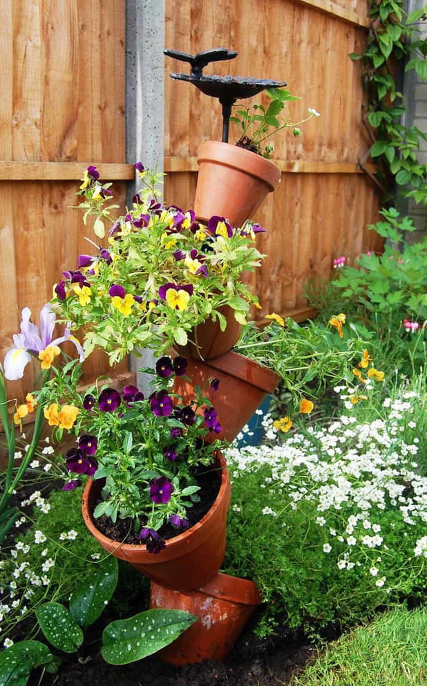 Parterre de pots