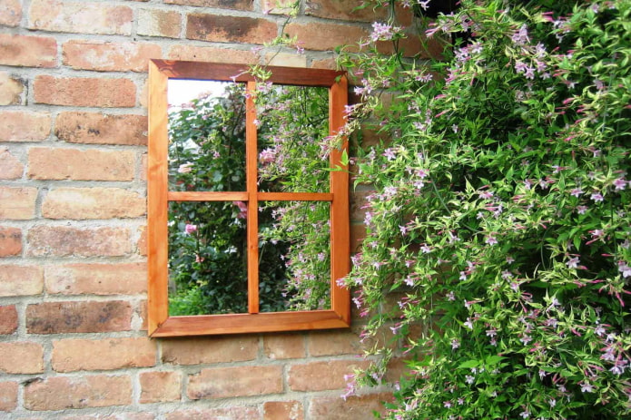 Fausse fenêtre du miroir