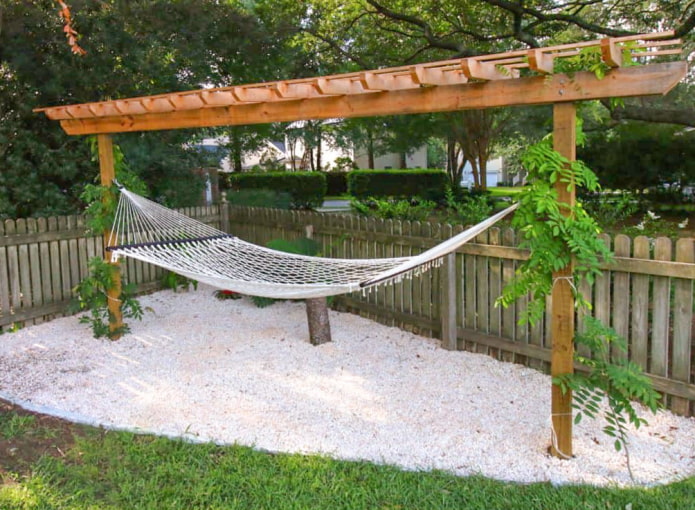 Pergola avec hamac