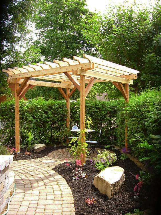 Terrasse pergola